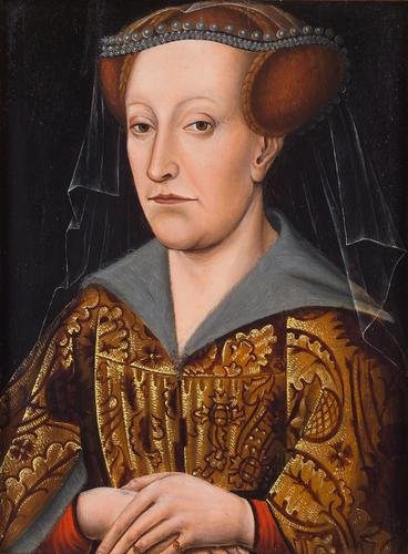 Portret van Jacobäa van Beieren door Jan van Eyck